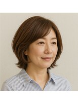 スープレックス ヘアーデザイン(SOUPREX HAIR DESIGN)&nbsp;ミセスミディアムボブ　20代 30代 40代 50代 60代 髪質改善