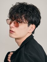 レタッチ バイ フィフス 天神大名(RETOUCH by fifth) 天神大名シャドウパーマメンズカットラウンドマッシュ30代