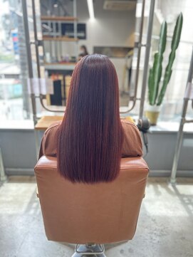 ピスタ(PiSTA) 黒髪カタログ/クラゲヘアー/オリーブグレー/千葉駅