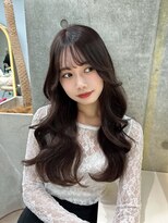 ロンドメリア 天神大名店(Lond Melia)&nbsp;イメチェンヘアスタイル小顔に見せるヘアココアベージュ