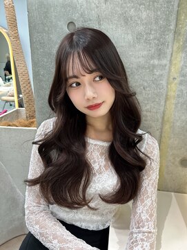 ロンドメリア 天神大名店(Lond Melia) イメチェンヘアスタイル小顔に見せるヘアココアベージュ