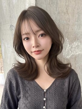 ロビー 表参道(ROBBY) ミディアムレイヤーカット/くびれヘア/大人可愛い/20代30代40代