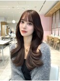 韓国レイヤーロングくびれ