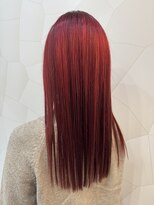 ティムール(TIMUR)&nbsp;艶レッド×ストレートロング