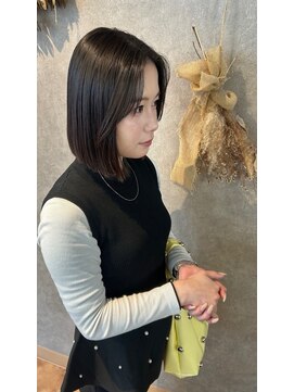 パーミル ヘア クマモト(permille ‰ hair Kumamoto) 縮毛矯正×ボブ