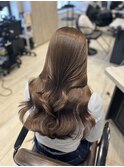 Mako マロンベージュ ブリーチなし 透明感 銀座 東銀座