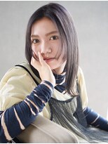 アルウ(Aru) 透明感ラベンダーカラー×艶ストレート