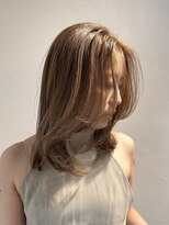 リンサロン(RIN salon)&nbsp;ミディアムレイヤー/ハイライト