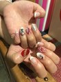 ビューティアンドトリップ クイーンズグッドプラン(Beauty&Trip QUEENS Good Plan)&nbsp;お祝いにしてもらったnail
