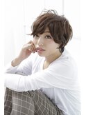 30代40代★小顔★フェミニン丸みショート