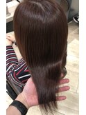トワイライト&コーラルイルミナカラーのツヤ髪