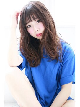 ラフィス ヘアー クラン 広島本通店(La fith hair clan) 【Lafith】シースルーバング×ふわセミディ