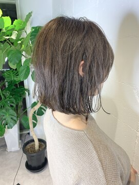 シェル 吉祥寺(shell) 濡れ髪テクスチャー☆切りっぱなしボブ