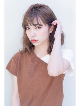 レニーバイエース(LANY by ACE) 【LANY 横浜】シースルーボブ×オリーブブラウン
