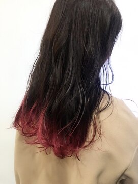 デコラ DECOR アクセントカラー×ロング