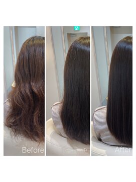 アンド ラ ブランシュ(&.La Blanche) 大宮髪質改善◎縮毛矯正の質感が苦手な方におすすめメニュー