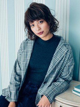 フローラビューティーヘアー(Flora Beauty Hair) グレージュハイライトミディ/20代/30代/40代/50代/岡山/表町