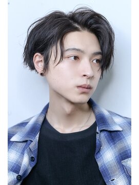 リップスヘアー 銀座(LIPPS hair) 耳かけメンズボブ