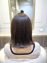アンド ラ ブランシュ(&.La Blanche)&nbsp;マロンベージュ/大宮/髪質改善/Ａラインボブ/かき上げ/関塚