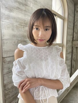 クイーン バイ ノイズ 西院(QUEEN by noism) ワンカールボブ ショートボブ