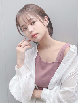 ラ ブレス 梅田茶屋町(LaBless) 大人かわいいシンプルボブ(梅田)