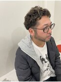 メンズベリーショート×クリッとパーマ