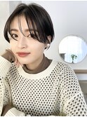 大人可愛い20代30代40代50代小顔ショートボブ丸みショートくびれ
