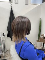 クリアリティ ヘアーサロン 京都駅前本店(clarity hair salon)&nbsp;インナーカラー×ウルフ　@1101_hairstyle ●130●