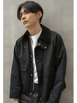 ガレージ バイ グリーン 原宿 表参道(Garage by green) 【MIIMAN】ニュアンスセンターパートパーマ