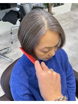 GBG 自由が丘 *After→Before*右スワイプ【白髪ぼかし脱白髪染めハイライト】