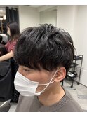 韓国マッシュ/ニュアンスパーマ/スペインカール/銀座