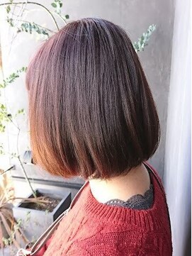 ナナ バイ ピケ(nana by pique) ミルクティーピンク/クラシカルボブ/切りっぱなし/20代30代40代