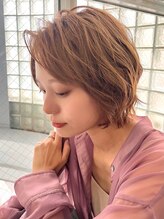 ミリア(MILIA) 20代30代40代大人ガーリーな韓国レイヤーショートボブパーマ