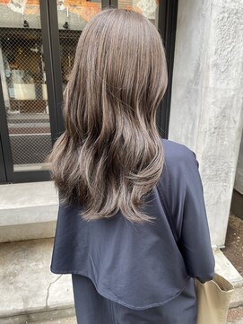 コフィー バイ メルト 吉祥寺(cofy by melt) 【松本咲花】冬カラーオリーブグレージュ/韓国風レイヤーカット