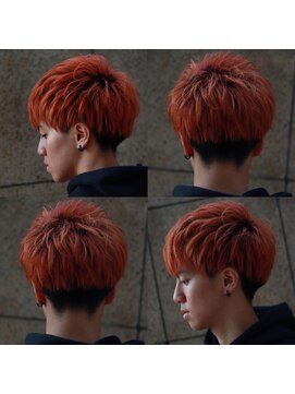 リンイチマルサン(Lin.103) 【メンズ】オレンジマッシュ