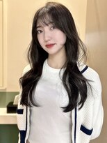 シティ(CITY) 外巻きロングレイヤーカット 顔周りカット 韓国 ワンホン 東垂水