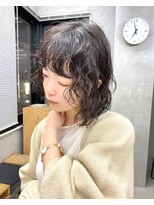 テトヘアー(teto hair) ミディアムウェーブパーマ　くるくる　スパイラル