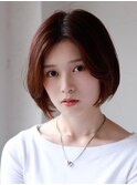 大人可愛い20代30代40代◎似合わせカットイメチェン流しバング