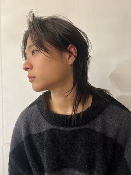 アンダーカレント(undercurrent) ニュアンスウルフ メンズウルフ レイヤースタイル