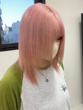 ベレーザシェルト(Beleza scelto) 7151ベビーピンクハイライトグラデーション艶髪ハイトーンカラー