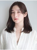 ストレートミディアム 美髪 髪質改善 丸型 卵型