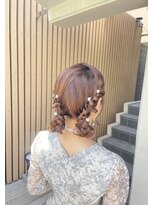 ツインアレンジ/結婚式ヘア/イベントヘア