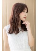ミルクティーピンク大人かわいい波巻きカールY志木20代30代40代