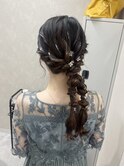 サイド編みおろし