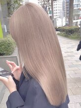 女の子が好きなミルクティーベージュの色味表現します！[梅田]