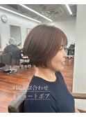 似合わせショートボブ
