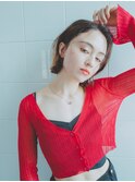 表面レイヤー大人ボブ