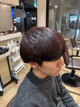 アメラボ 平針店(AmeLab) 【チェリーレッド/ブリーチ無しカラー】山本凌也