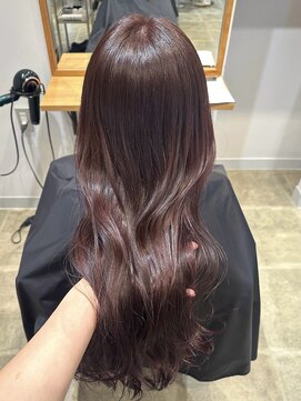 ハイフ(haif) 【haif】ピンクブラウン レイヤーカット