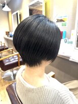 ヘアーメイクロージー 八軒店 (HAIR MAKE ROSY)&nbsp;大人マッシュショート黒髪スタイル
